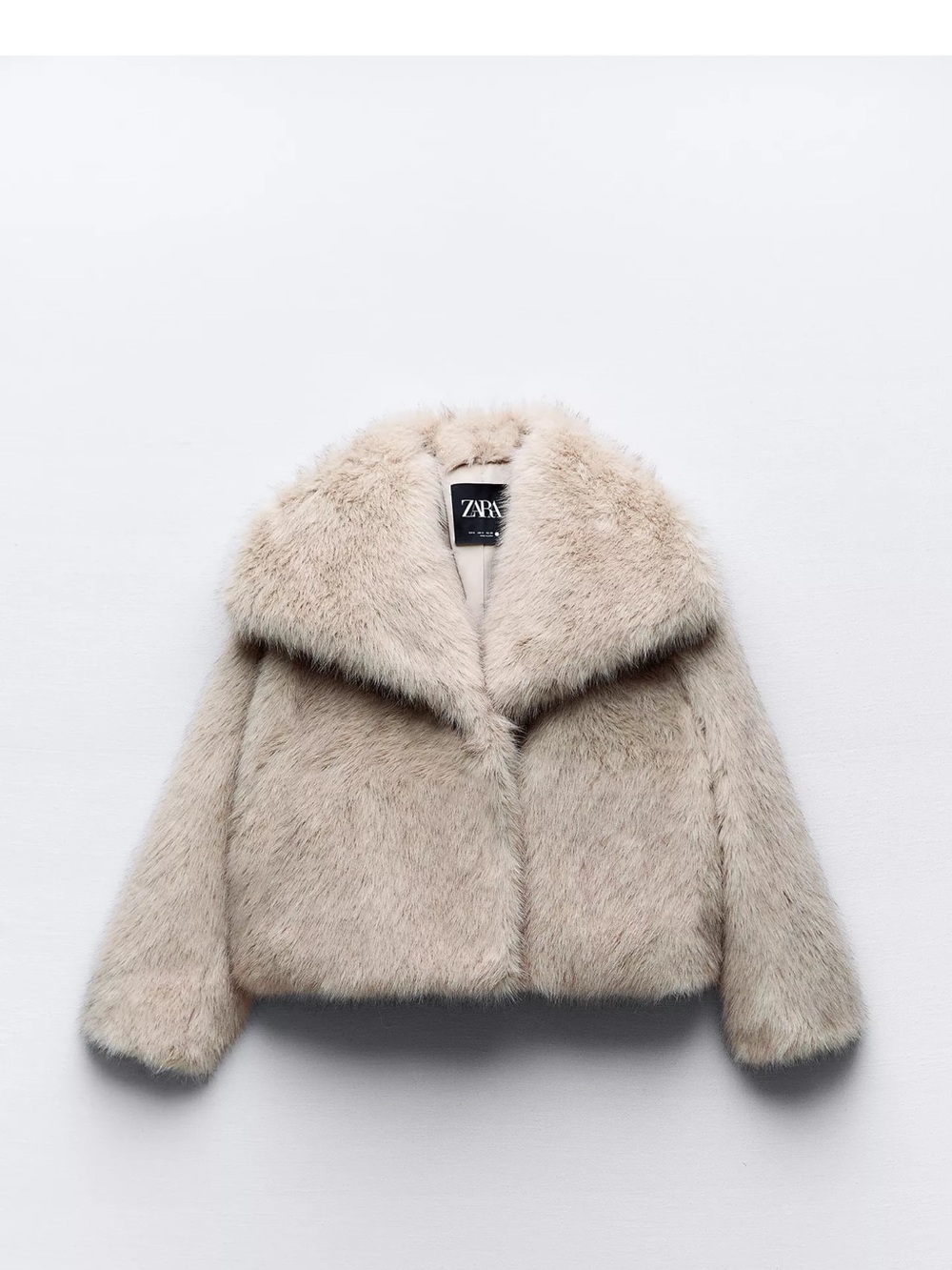 Zara faux fur jacket